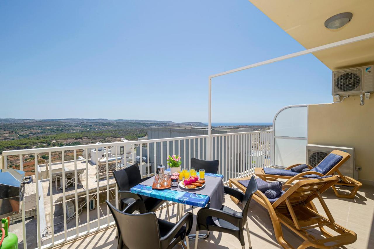 מליאהה Summer Breeze Apartment With Terrace With Panoramic Views - By Getawaysmalta מראה חיצוני תמונה